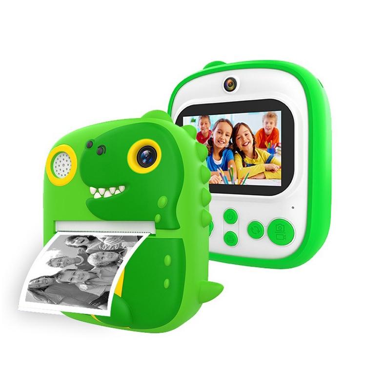 Instant Printing Camera with 2.4 Hd Screen and 32gb Tf Card - Green