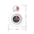 Selfie Light Macro Lens for Mobile Beauty Makeup - Black
