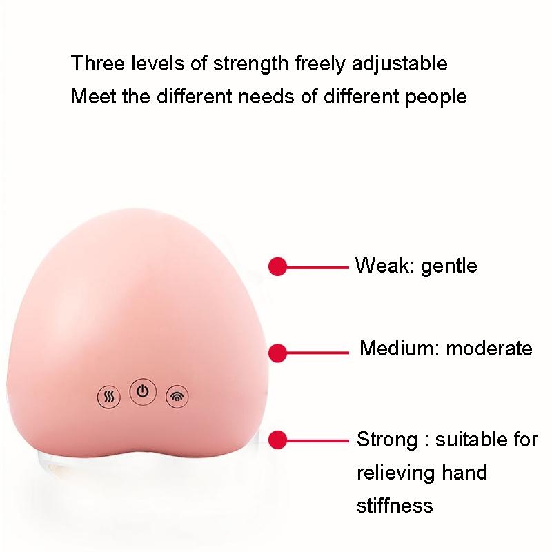 Rechargeable Hot Hand Massager K-901 Electric Airbag Kneading - Pink