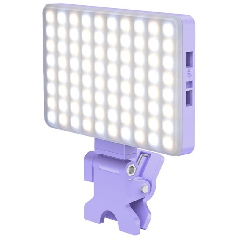 Portable Led Fill Light for Phone Laptop and Video Conferencing - Pink