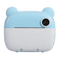 Instant Print Camera for Kids with Dual Lens and 2.4-inch Screen - Blue