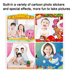 Instant Print Camera for Kids with Dual Lens and 2.4-inch Screen - Blue