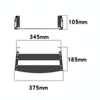 Wall-mounted Metal Bracket for Smart Speaker - White
