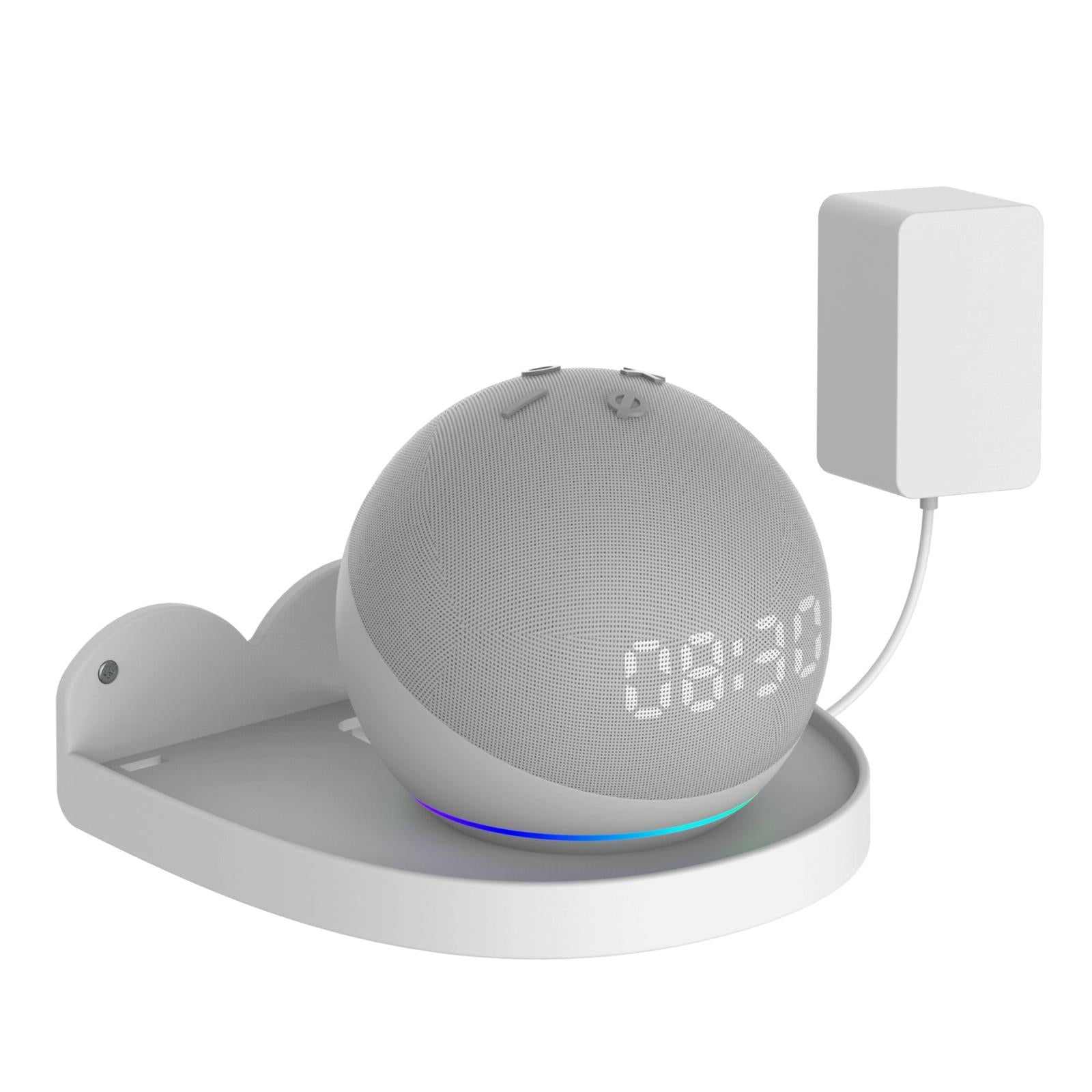 Wall Mount Set for Amazon Echo Dot 4 - 2 Pieces - Black