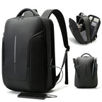 Men Commuter Laptop Backpack - Gray