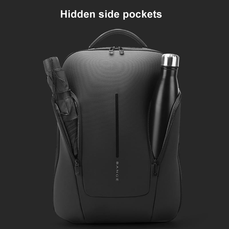 Men Commuter Laptop Backpack - Gray