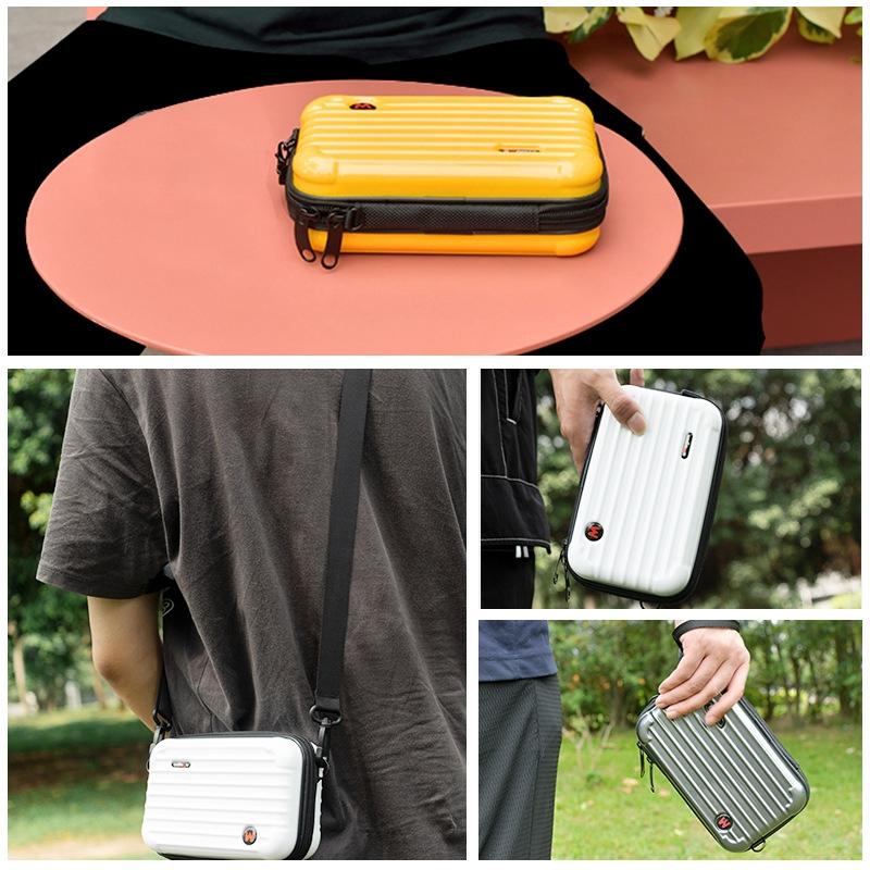 Waterproof Hard Shell Storage Bag for Amagisn - Compact Size - Yellow