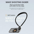 Versatile Magnetic Neck Holder for Phones and Action Cameras - Glacier Blue