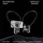 Versatile Magnetic Neck Holder for Phones and Action Cameras - Glacier Blue