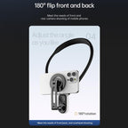 Versatile Magnetic Neck Holder for Phones and Action Cameras - Glacier Blue