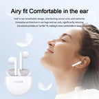 Smart Call Noise Reduction Bluetooth Earbuds - Semi-in-ear - Coral Pink