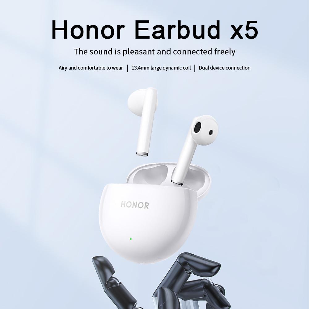 Smart Call Noise Reduction Bluetooth Earbuds - Semi-in-ear - Coral Pink