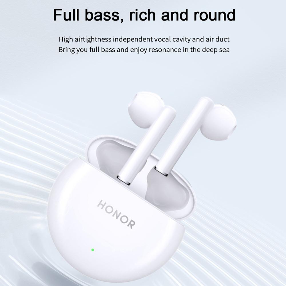 Smart Call Noise Reduction Bluetooth Earbuds - Semi-in-ear - Coral Pink