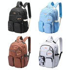 Lightweight Canvas Backpack - Compact and Durable - Deep Blue 2