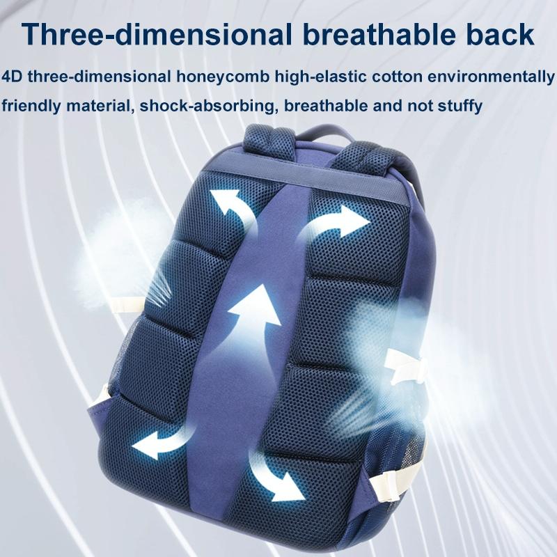 Lightweight Canvas Backpack - Compact and Durable - Deep Blue 2