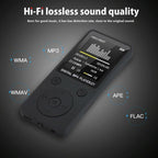 Portable Mp4 Music Player With Fm Radio & Recording Black - Blue No Memory