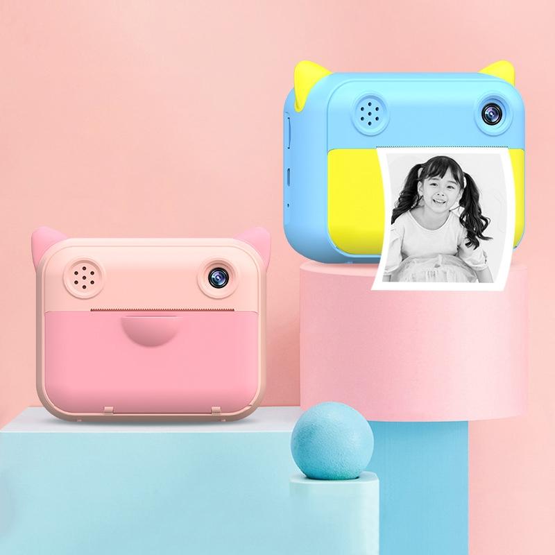 2.4 Hd Screen Kids Thermal Printing Camera - no Memory Card - Pink