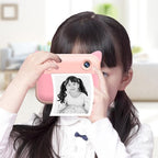 2.4 Hd Screen Kids Thermal Printing Camera - no Memory Card - Pink