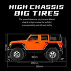 Off-road Climbing Rc Vehicle with 4wd Drive - Orange