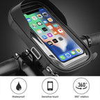 Waterproof Mobile Phone Holder For Bikes And Motorcycles - Red