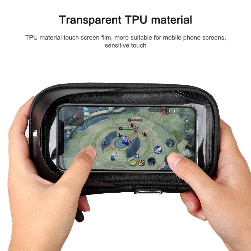 Waterproof Mobile Phone Holder For Bikes And Motorcycles - Red
