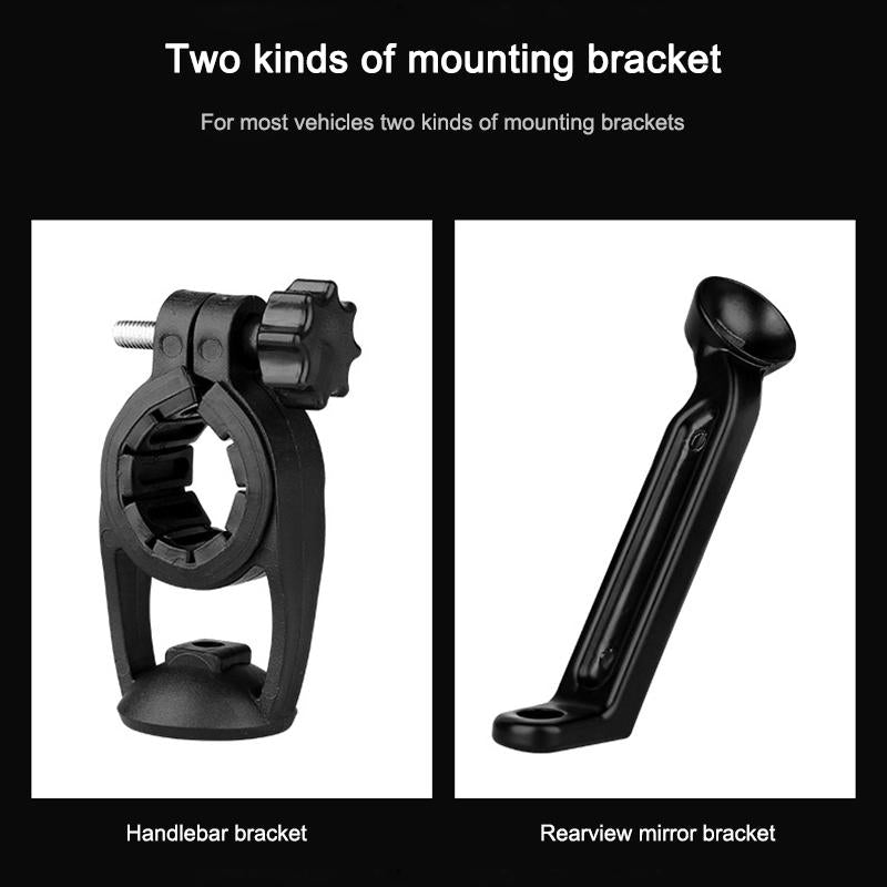 Waterproof Mobile Phone Holder For Bikes And Motorcycles - Red