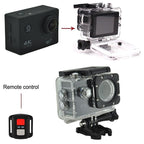 Waterproof 4k Action Camera for Cycling and Diving - Blue