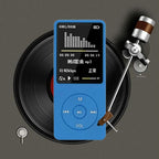 Portable Lcd Fm Radio Mp3 Mp4 Player 4Gb Memory Black - White 4Gb