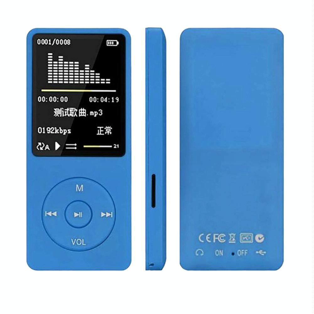 Portable Lcd Fm Radio Mp3 Mp4 Player 4Gb Memory Black - White 4Gb
