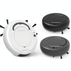 Smart 3-in-1 Robot Vacuum with Wet / Dry Mopping - Rechargeable & Auto Cleaning - Black - Black