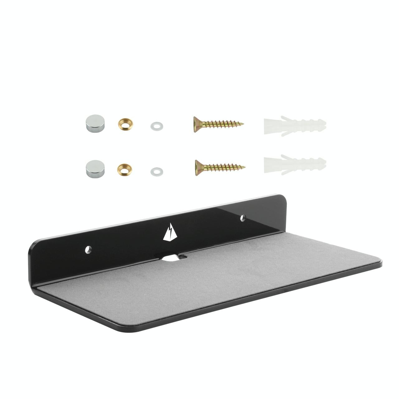 Bluetooth Speaker Wall Storage Bracket - Home Living Room Organizer - Black