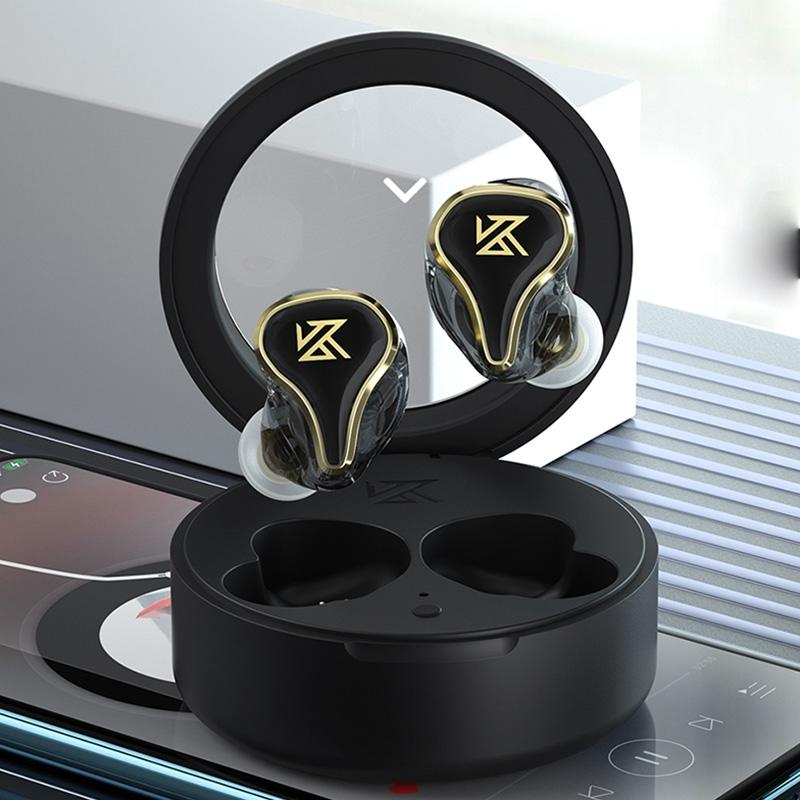 Hybrid Bluetooth 5.2 True Wireless Tws Earphones - Kz Sk10 - Pink