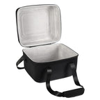 Shockproof Portable Carrying Case - Compact Design - Black + Grey