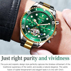 Waterproof Mechanical Watch for Men - Multifunctional - Black