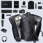 Large Capacity Men Shoulder Backpack - Blue