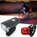 Usb Rechargeable Bike Light Set Waterproof