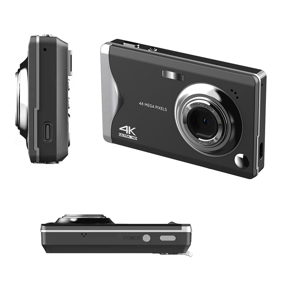 3.0-inch Autofocus 4k Hd Digital Camera with Hd Screen - White