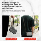 18.5 x 11.5 x 6cm Small Organizer Bag for Sports Camera Accessories - Yellow