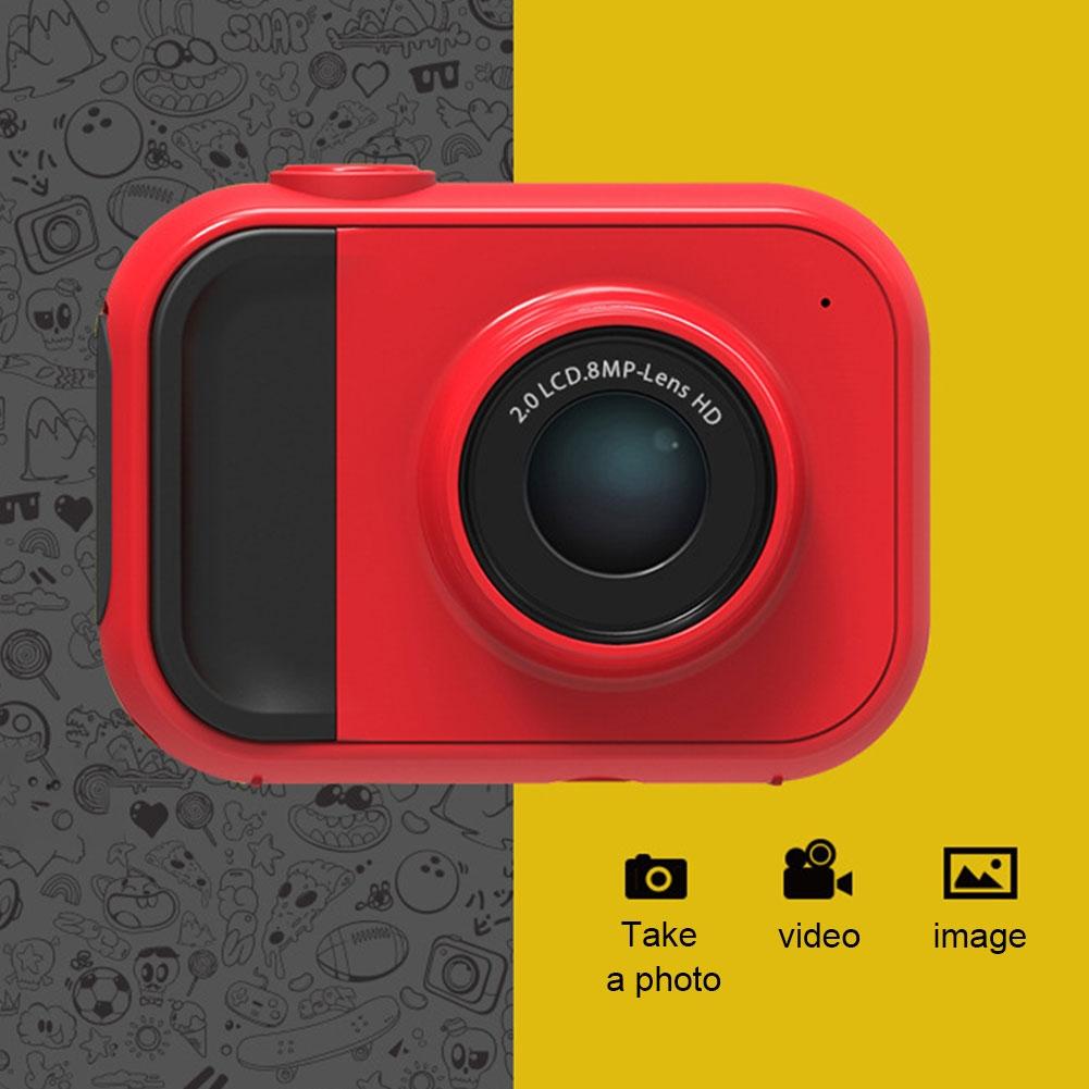 Kids' Digital Camera with Wide Angle Lens - Built-in Memory - Yellow
