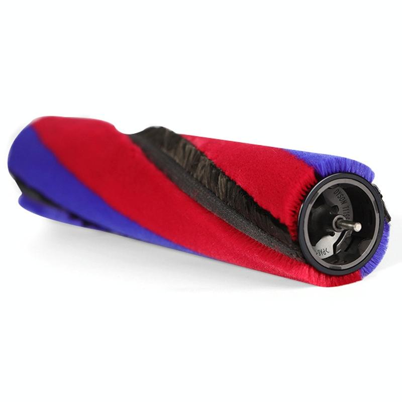 Soft Velvet Suction Head Brush for Dyson V12 V15 Slim Vacuum Cleaner - Yellow Blue