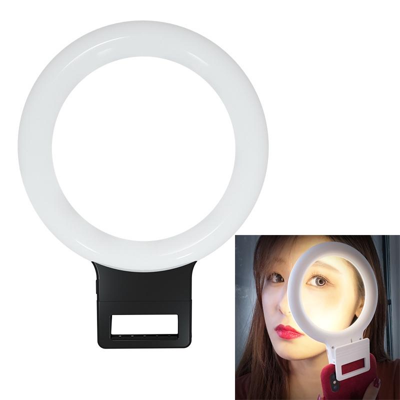 Xj18 Live Self-timer Led Fill Light - Perfect for Live Streaming - Black