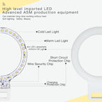 Xj18 Live Self-timer Led Fill Light - Perfect for Live Streaming - Black