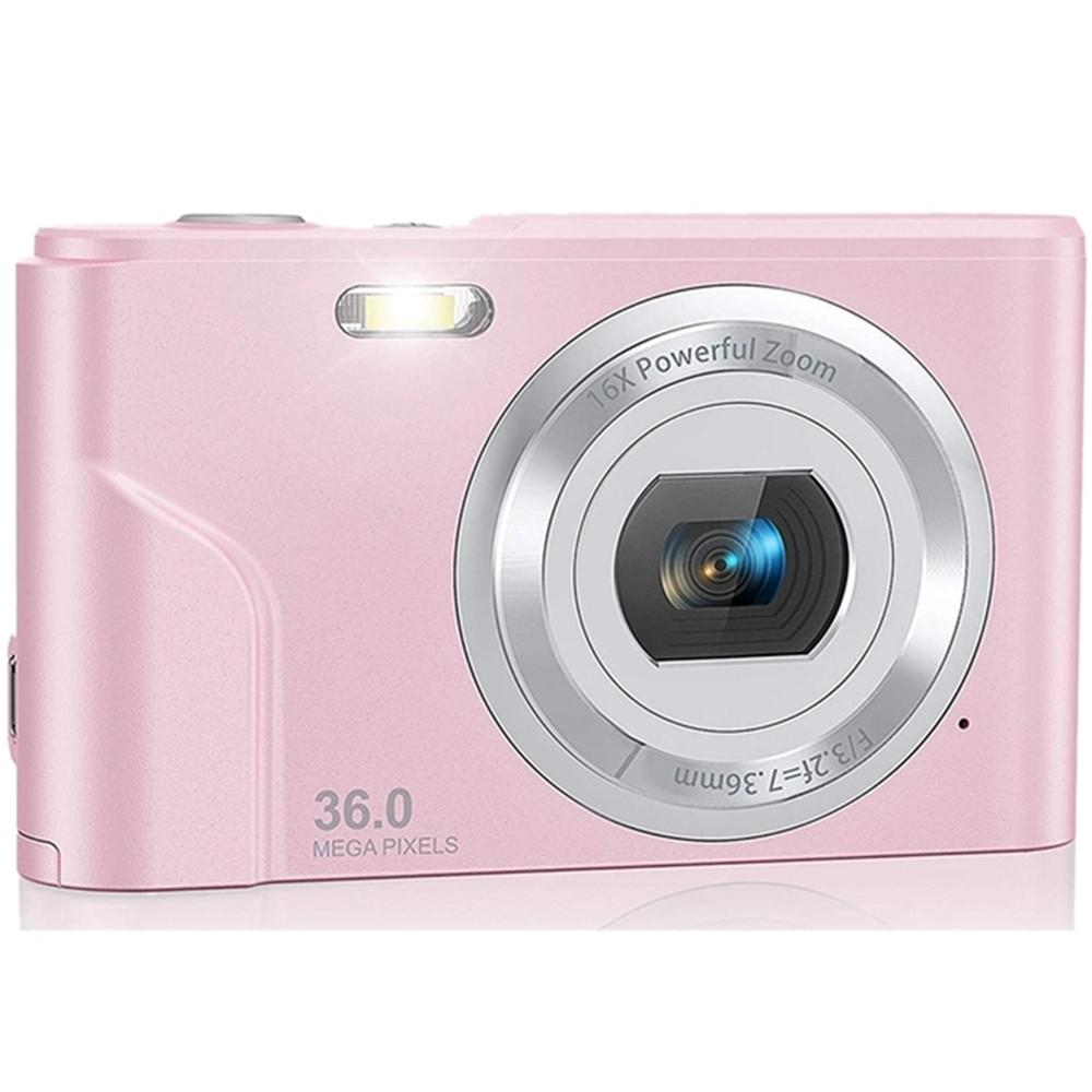36mp 2.7k Full Hd Digital Camera with 16x Zoom for Children - 2.4 Inch Screen - Black
