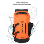 Waterproof Upstream Storage Shoulder Bag L For Mountaineering - Black