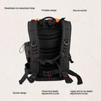 Waterproof Upstream Storage Shoulder Bag L For Mountaineering - Black