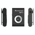 Waterproof Mp3 Player For Swimming & Diving 8Gb Memory Fm Radio Clip & Earphones - Black