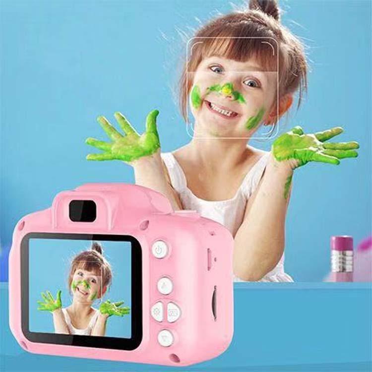 Portable Digital Slr Camera for Kids - Pink