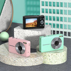 Mini Children Photography Camera - 2.4-inch Hd 16x Zoom - Pink+32G