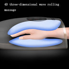 Hand Finger Joint Massager Wrist Palm Physiotherapy Mouse Meridian Acupoint Charging Amber Gold - Amber Gold
