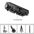 Aluminum Alloy Quick Release Base for Insta360 Go3 - Magnetic Mount